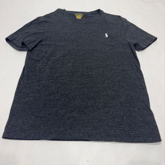 Polo Ralph Lauren Custom Slim Fit Tee ‘Charcoal’ Size Large - Picture 1 of 3